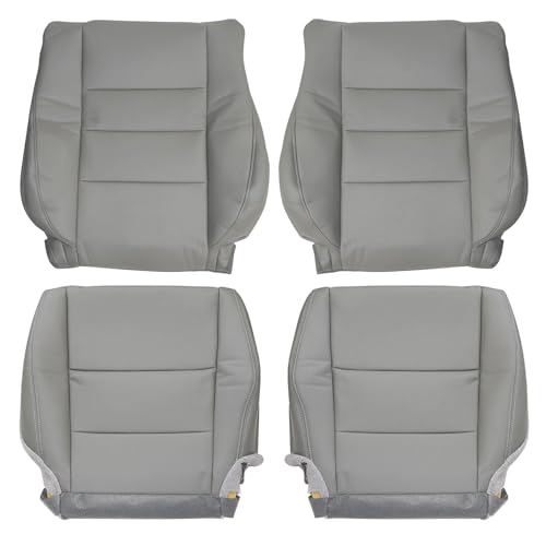 Housse de siège de rechange cuir gris réparer assise Honda Accord