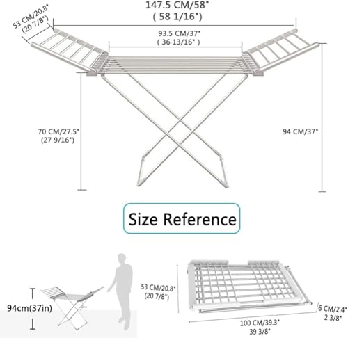 Séchoir à linge électrique intérieur pour un lavage efficace - 3