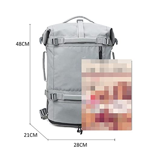 Plecak turystyczny Outdoor Gym Plecak dla mężczyzn Torba fitness Przechowywanie butów Bagaż podróżny Plecak Sports Sac De Sporttas Mochila Deportiva (kolor: ciemnoszary)