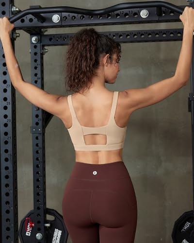 Image of RUNNING GIRL Sports Bra for Women High Support, Molded Cup Supportive High Impact Sports Bras with Sewn in Pads