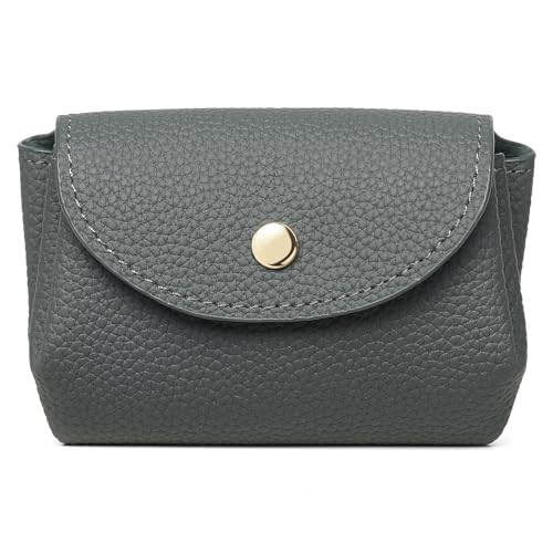 SENDEFN Leather Coin Purse for Women Small 3 Cash Change Pouch Holder Wallets