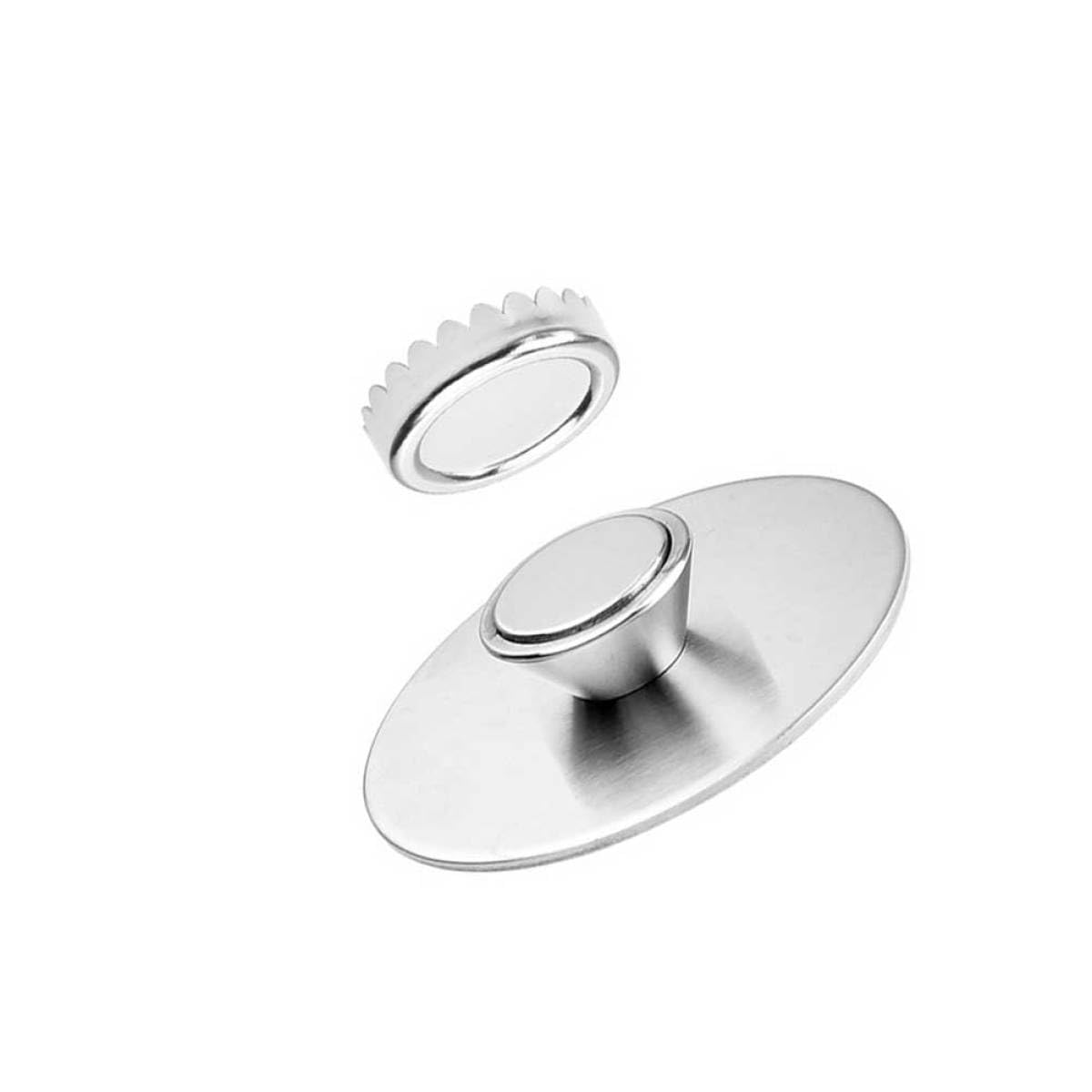 Cabilock 6stücke Magnetischer Seifenhalter Wandmontierte Seifenablage Mit Wasserableitung Elegantes Design Für Badezimmer Installieren Inkl Zubehör rutschfest Und Stabil