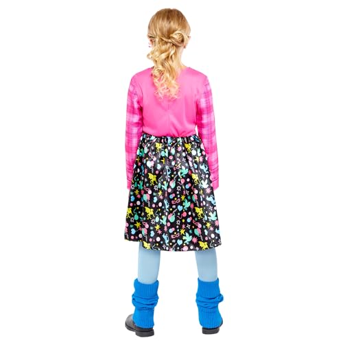 amscan 9918535 - Dziewczęcy oficjalnie licencjonowany kostium Harry Potter Luna Lovegood dla dzieci Wiek: 4-6 lat