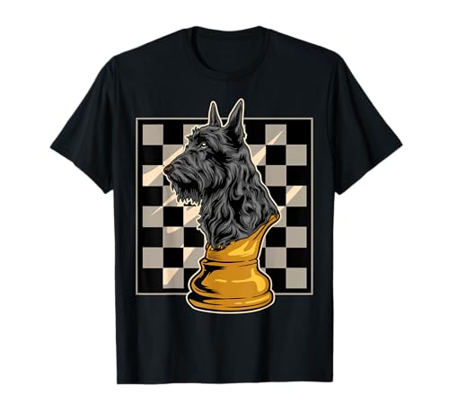 Chess Scottish Terrier Dog T-Shirt
