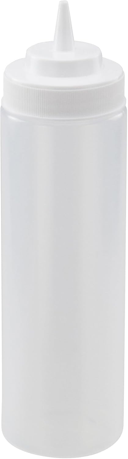 Botellas Dosificadoras Winco 24 oz Boca Ancha Paquete de 6