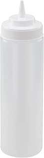 Winco Wide Mouth Squeeze Bottles 24-Ounce, 6-Pack
