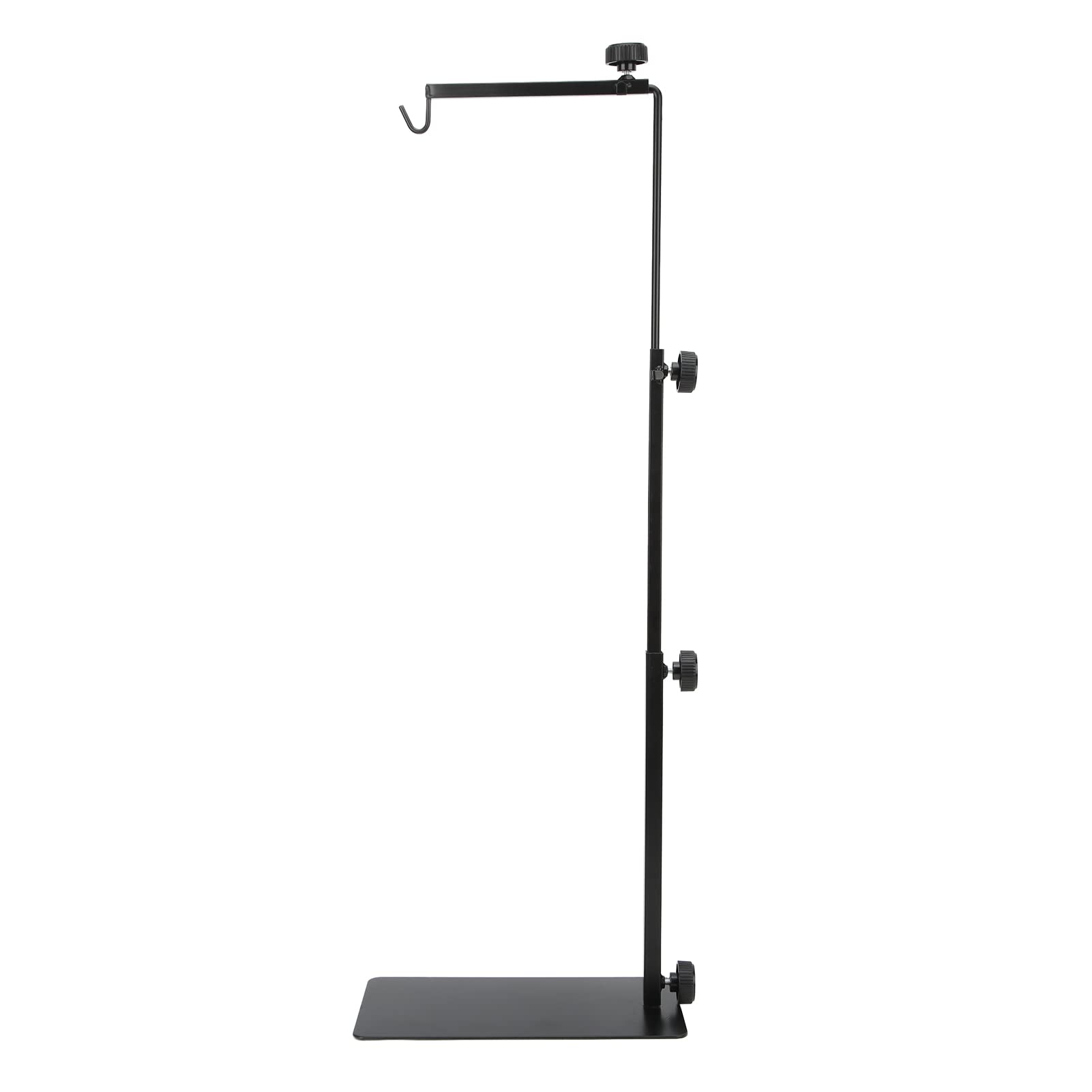 Supporto regolabile per lampada riscaldante per rettili, supporto per lampada per rettili con design a slot per schede, supporto in metallo per lampade di basking per lucertole, ta