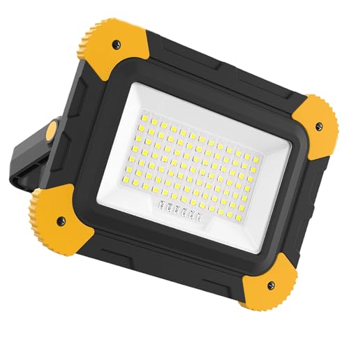 Lumière de camping ABS étanche portable et projecteur rechargeable haute luminosité extérieur