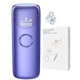 Hand-held Hair Removal Device IPL at Home Hair Removal for Women and Men, Hair Reduction in Hair Regrowth for Body & Face(Purple)