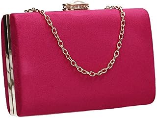SwankySwans Surrey Suede Velvet Womens Elegant Ladies Party Prom Wedding Bridal Box Clutch Bags
