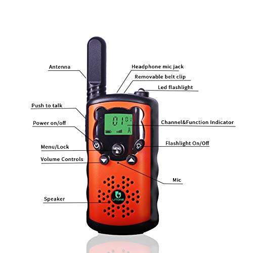Toys for 3-12 Year Old Boys Girls, KUTHSIC 3 Mile Long Range Kids Walkie Talkies Best for Boy & Girls on Birthday, Camping and Outdoor Activities by KUTHSIC - Image 6