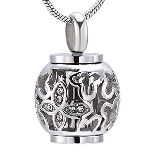 Preisvergleich Produktbild Feuerbestattung Schmuck Urne Anhänger Urne Halskette Laterne Feuerbestattung