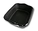 Essentials Black Plastic Eight Quart Dishpan - 13½ x 11 x 4½H