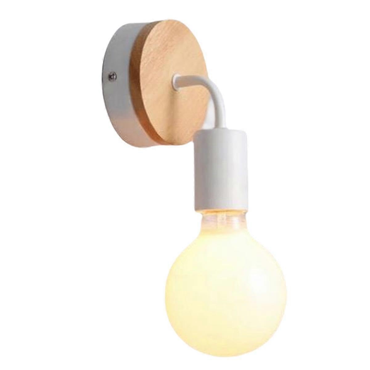 Joyhappst Image Color Nordic Postmodern Small Wall Light Simple Bathroom Corridor Light Bedroom Bedside Wall Light White