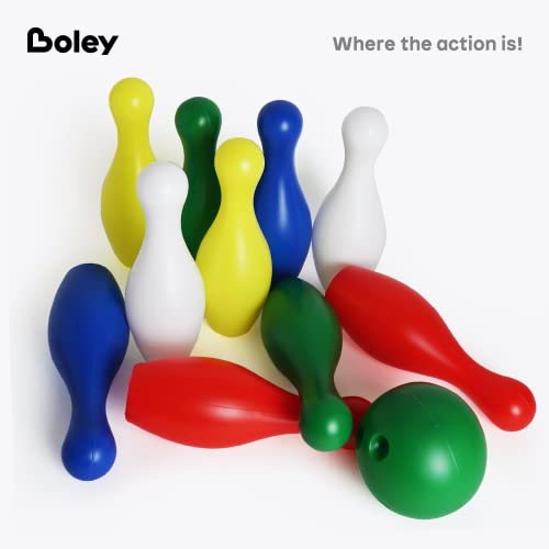 image for Boley Kids Bowling Set - 12 Piece Toddler Bowling Game - Indoor Outdoo