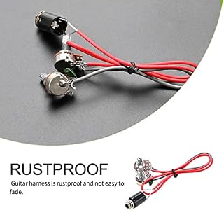 SUIOPPYUW Faisceau de guitare pré-câblé léger 1 Pots JB Bouton de kit de potentiomètre audio - Les Beatles, Paul McCartney, John Lennon, RIngo Starr, George Harrison SUIOPPYUW Faisceau de guitare pré-câblé léger 1 Pots JB Bouton de kit de potentiomètre audio – Image 7