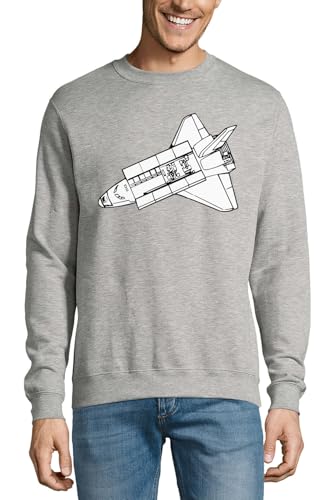 Pull en coton à motif navette spatiale idéal pour la rentrée scolaire