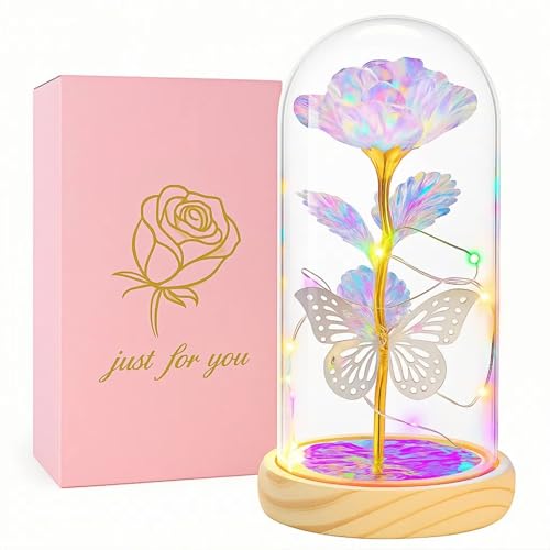 HADSOMUN Weihnachtsrosen-Geschenke, Blumen für Frauen, Damengeschenke...