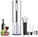 Produktbild NANYUN Elektro-Weinflasche Openers Set - Batterie Motorisierte Elektrisch betriebene drahtlosen automatischen Korkenzieher-Öffner Puller Kit mit angebrachtem Folienschneider Vakuumverschluss Wein-Belü