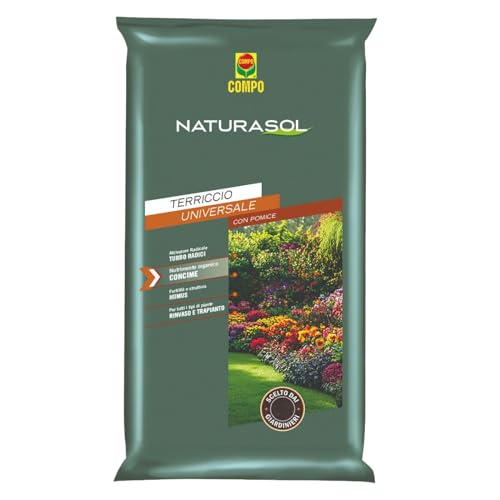 COMPO Naturasol - Sustrato universal universal para plantas verdes y de flores, saco de 20 l