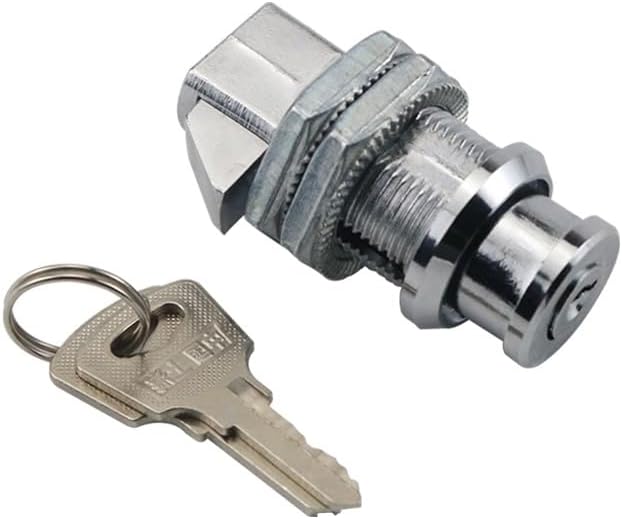 Zinc Alloy Press Type Cylindrical Electrical Cabinet Collision Lock Commercial Industrial Activities Multi Specification(Matte no Lock)