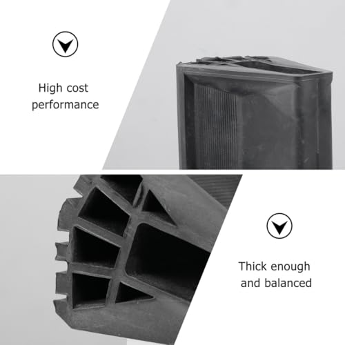 Fundas para patas de escalera Toyvian de PVC negro antideslizantes plegables 7