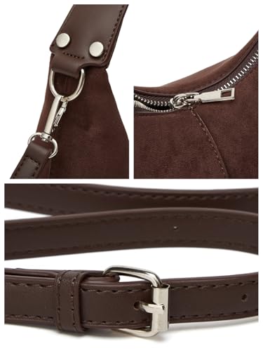 Bolso Retro de Gamuza Slouchy para Mujer miniatura 4