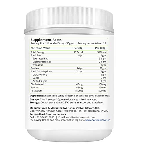 Image of Nature's Velvet Keto Protein Powder,Keto Diet supplement, Low carb Proteins 400grams Unflavoured