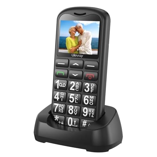 artfone C1+ Cellulare per Anziani| Telefono Dual SIM| Batteria da 1400 mAh | Telefono a pulsanti grandi con stazione di ricarica | Display a colori da 1,77 pollici