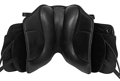 Foto von A&M Reitsport Wanderreit Sattel 1133 aus Leder, Schwarz, wechselbares Kopfeisen, Polyflex Baum, Größe:16.5 Zoll