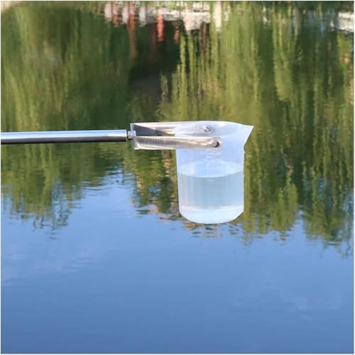 Échantillonneur d'eau télescopique avec bécher pivotant pour analyse de rivière