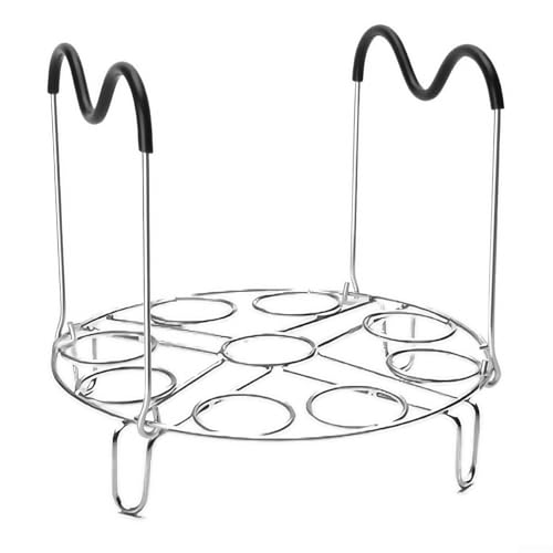 Estante de vapor plegable para cocinas de 6QT y 8QT y esencial de cocina que ahorra espacio (B)