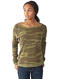 Alternative Women's Dash Fleece Pullover, Camo, X-Small