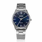 TianWlio Orologio da uomo, impermeabile, analogico, al quarzo, movimento cronografo, con display Calenda, orologio da uomo, bracciali in acciaio inossidabile, classico, alla moda, orologio da uomo