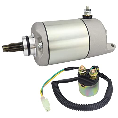 Image of Starter & Relay for 2007 2008 Honda TRX300EX SporTrax 300 EX 2009 TRX300X, 31200-HM3-671 18329 SM13422, 2007 2008 SporTrax TRX300EX Starter for 2009 TRX300X