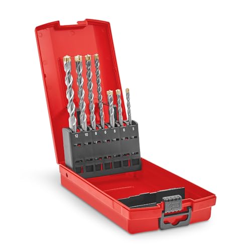 Set de forets marteau SDS Plus kwb pour béton et pierre avec 7 pièces