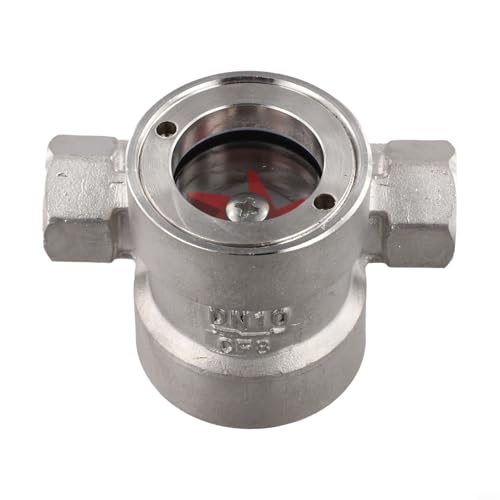 Indicador de flujo de acero inoxidable 304 de alta resistencia estructural DN10 7