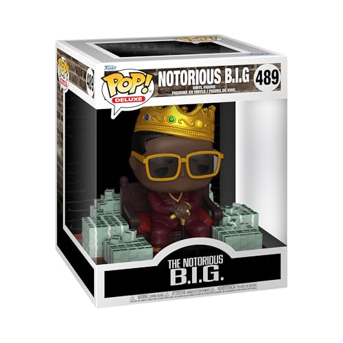 Funko Pop! Deluxe: Notorious Big B.I.G - Biggie - Figura de Vinilo Coleccionable - Idea de Regalo - Mercancia Oficial - Juguetes para Niños y Adultos - Music Fans - Muñeco para Coleccionistas
