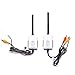 Hikity Wireless Video Transmitter & Receiver Kit For Car/Truck/Bus Backup Camera Rear View Camera Monitor System 9V-24V Lastest 2.4GHz Color Video Range 200ft (No obstacle)