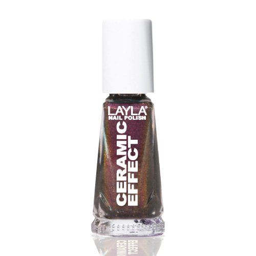 Layla Ceramic Effect Nail Polish, Chocolate Truffle, 1.9 Ounce