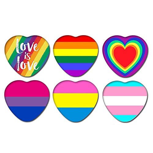 Pride Pins Outfits for Women Lgbtq Pins Gay Bi Ally Rainbow Lapel Pin Rainbow Flag Brooch Decoration for Clothes Bags Accessories