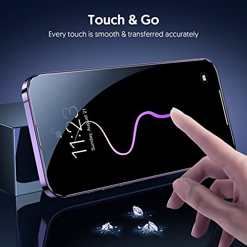 Fotbor for [3+3 Pack] iPhone 14 Pro Max Screen Protector with Camera Lens Protector, 9H Shatterproof Tempered Glass Film with Easy Installation Frame, HD Clear Sensitive Full Coverage 6.7 Inch by Fotbor - Image 7