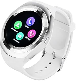 YUNTAB Y1 SmartWatch Touch Screen Support SIM Card with Pedometer Sleep Mode, Compatible