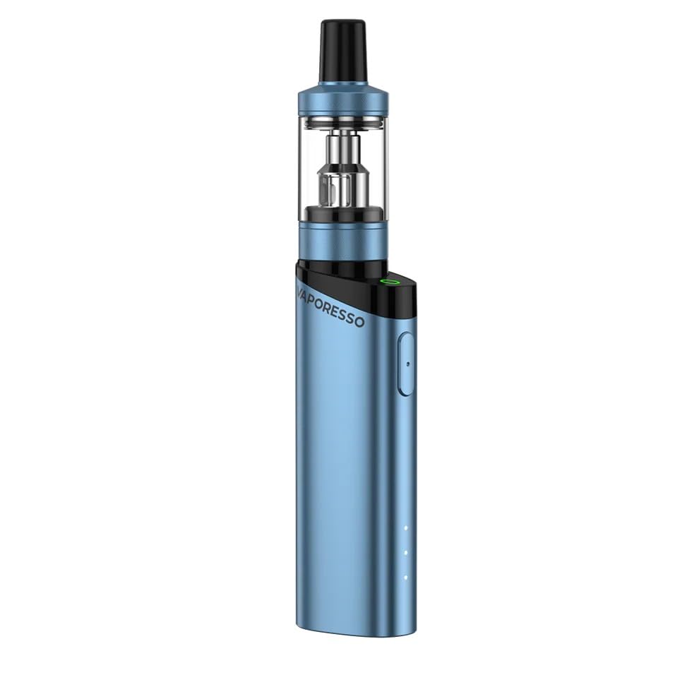 Vaporesso GEN Fit Kit - MTL Vaping with Pulse Mode, MTX Coil Built in 1200mAh Battery - Compact, Stylish, and Easy for Beginners - No Nicotine (Sierra Blue)
