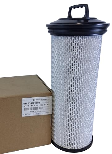 Genuine OEM FILTER, HEPA S-LINE II SP KIT Compatible with Husqvarna DE 110/120 / 130 Series Dust Extractors 534123601