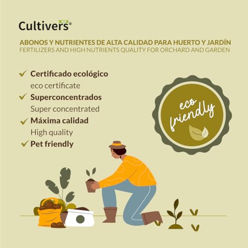 Cultivers CULTIVERS Organische meststof voor sierplanten 1 L. Vloeibare meststof met aminozuren en ijzerchelaat. Groenere planten - Afbeelding 6