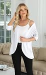 Femmes Léger 3/4 Manches Ouverte Cardigan à maille souple Casual Sweater
