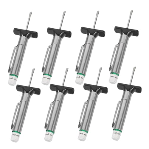 BUGUUYO Set Di 8 Misuratori Di Profondità Per Pneumatici Misuratore Di Profondità Del Battistrada Con Filettatura Da 0 A 25 Mm Facile Da Misurare E Mantenere