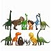 12 unids/lote 3 a 7 cm Las figuras de dinosaurios Juego conjunto Arlo Cliff Forrest Ivy Action Figuras Doll Decoration Kids Good regalos Cumpleaños