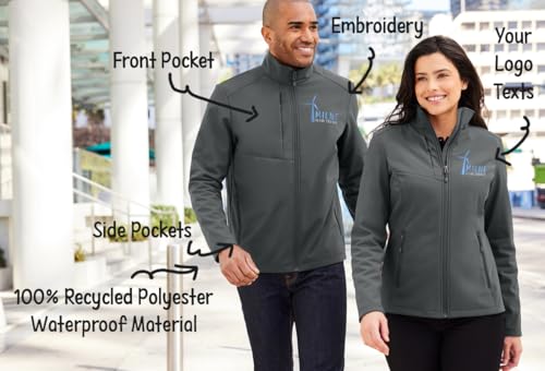 INK STITCH Women L720 Custom Embroidery Add Logo Texts C-Free Recycled Soft Shell Jackets3